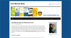 Desktop Screenshot of caramenulisbuku.com